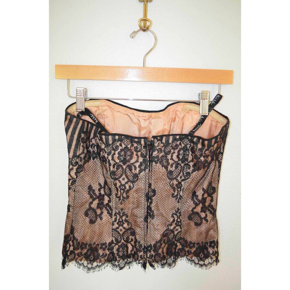 Nicole Miller Y2K Lace Bodice Top - Picture 5 of 7